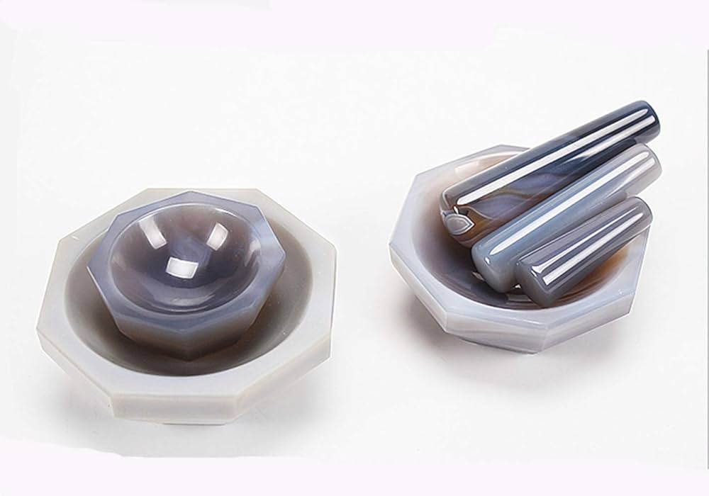 メノウ乳鉢 Amazon | BAOSHISHAN瑪瑙乳鉢 乳棒付き 酸とアルカリ抵抗 天然